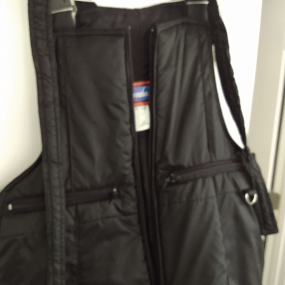 Swiss Alps Insulated Snow Ski Bibs, mens Medium